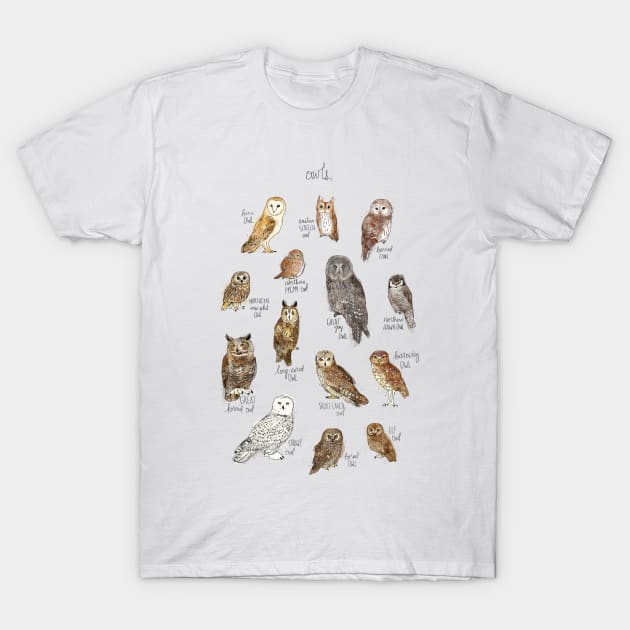 Owls T-Shirt by Amy Hamilton